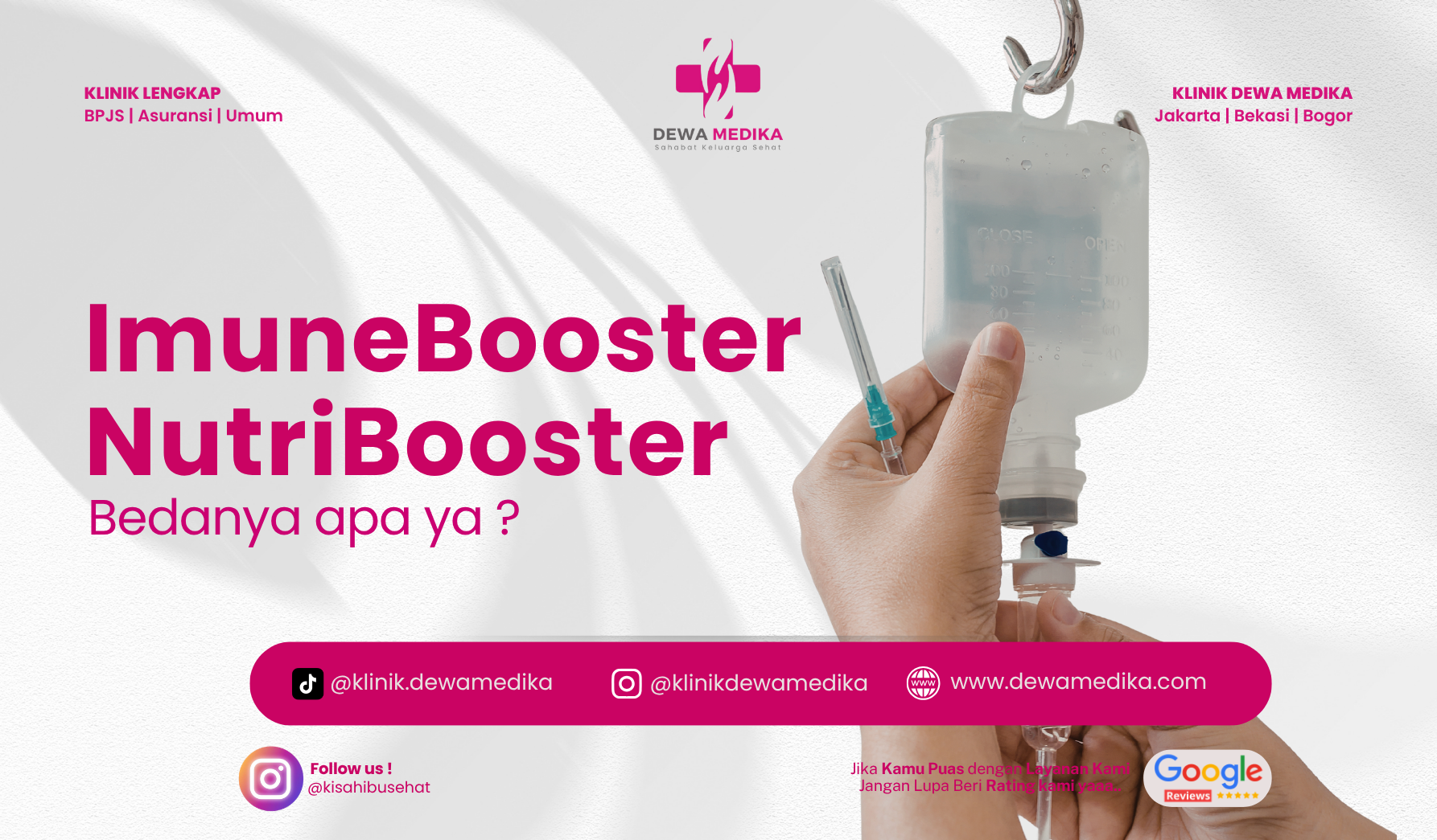 Pentingnya Infus Imunebooster & Nutribooster untuk Kesehatan Optimal